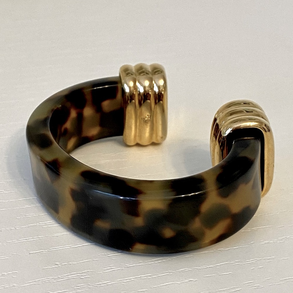 NWT Ralph Lauren Faux Tortoise Cuff Bracelet